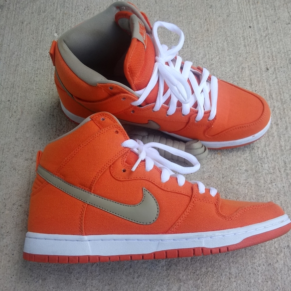 Nike Dunk SB High Urban Orange Bamboo - Picture 3 of 8